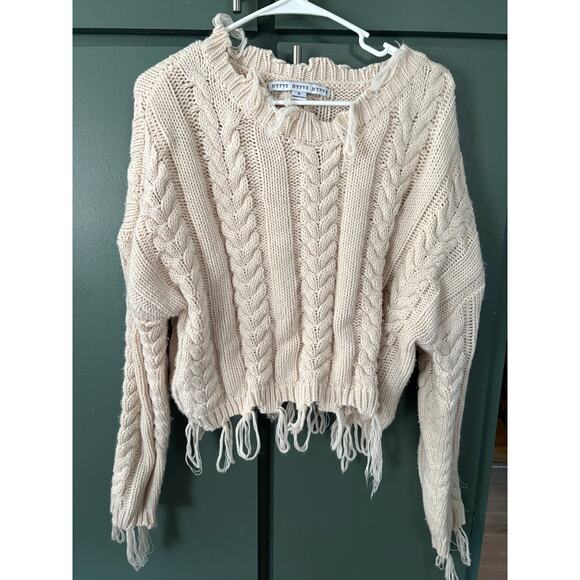 Hyfve Cable Knit Sweater Size Small - Picture 1 of 3